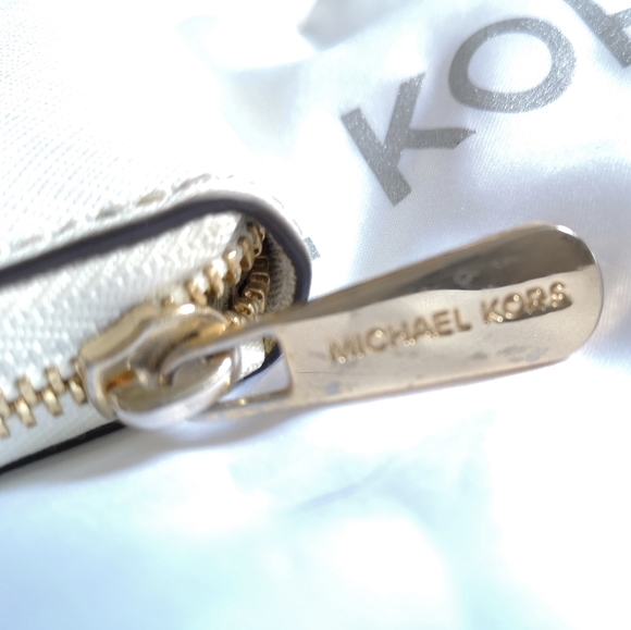 Michael Kors Jet Set Wallet - white and gold - Picture 3 of 4